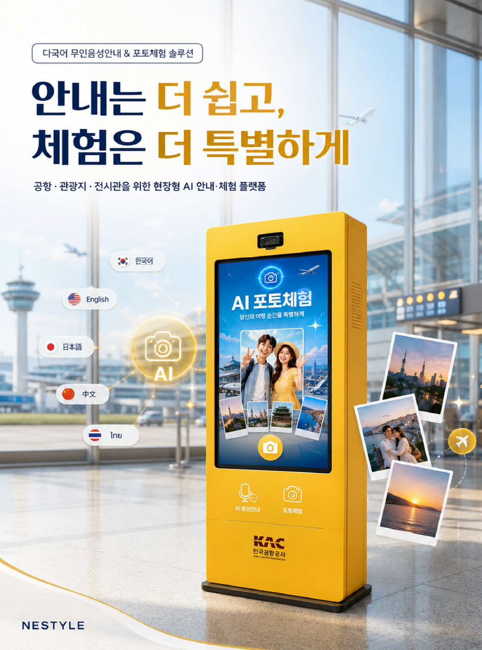 공항 관광 전시관 솔루션 소개자료 표지