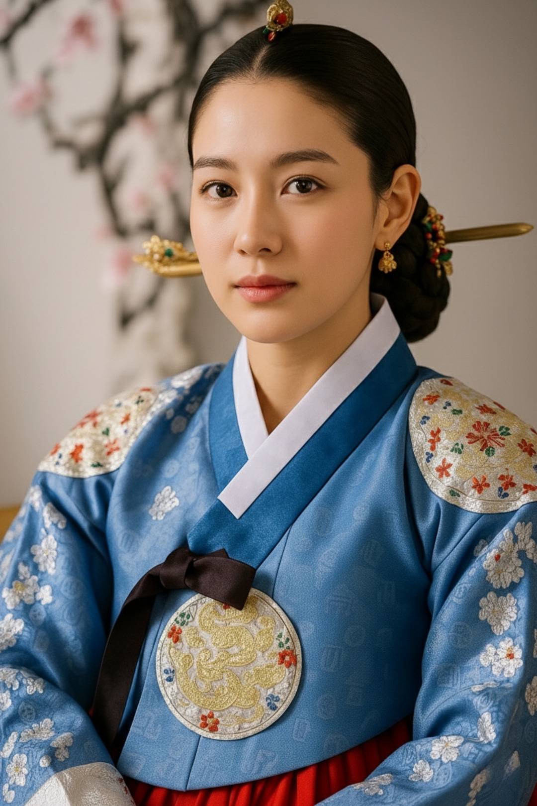 한복 카테고리 인기 템플릿 2위 궁중 여성 한복